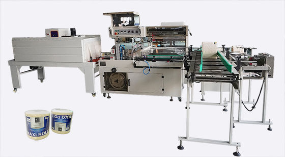 Side Sealing System Maxi Roll Tissue Paper Packing Machine 40m/Min